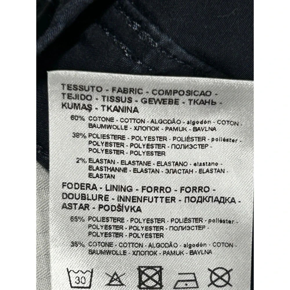 Armani Exchange Mens Navy‎ Blue Chino Shorts Size 36